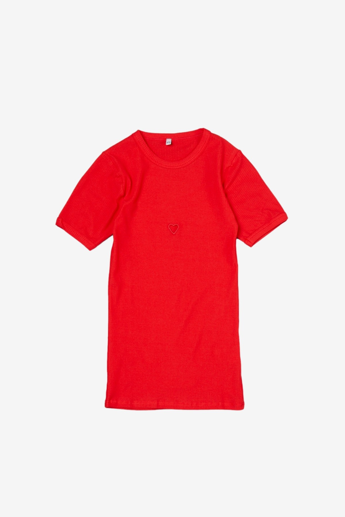 Baserange Heart Tee Shirt in My Red