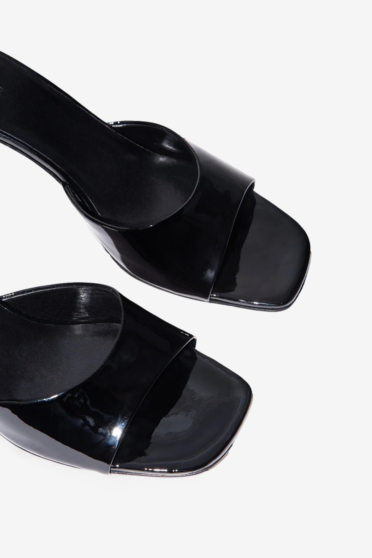 By Far Romy in Black Patent Leather