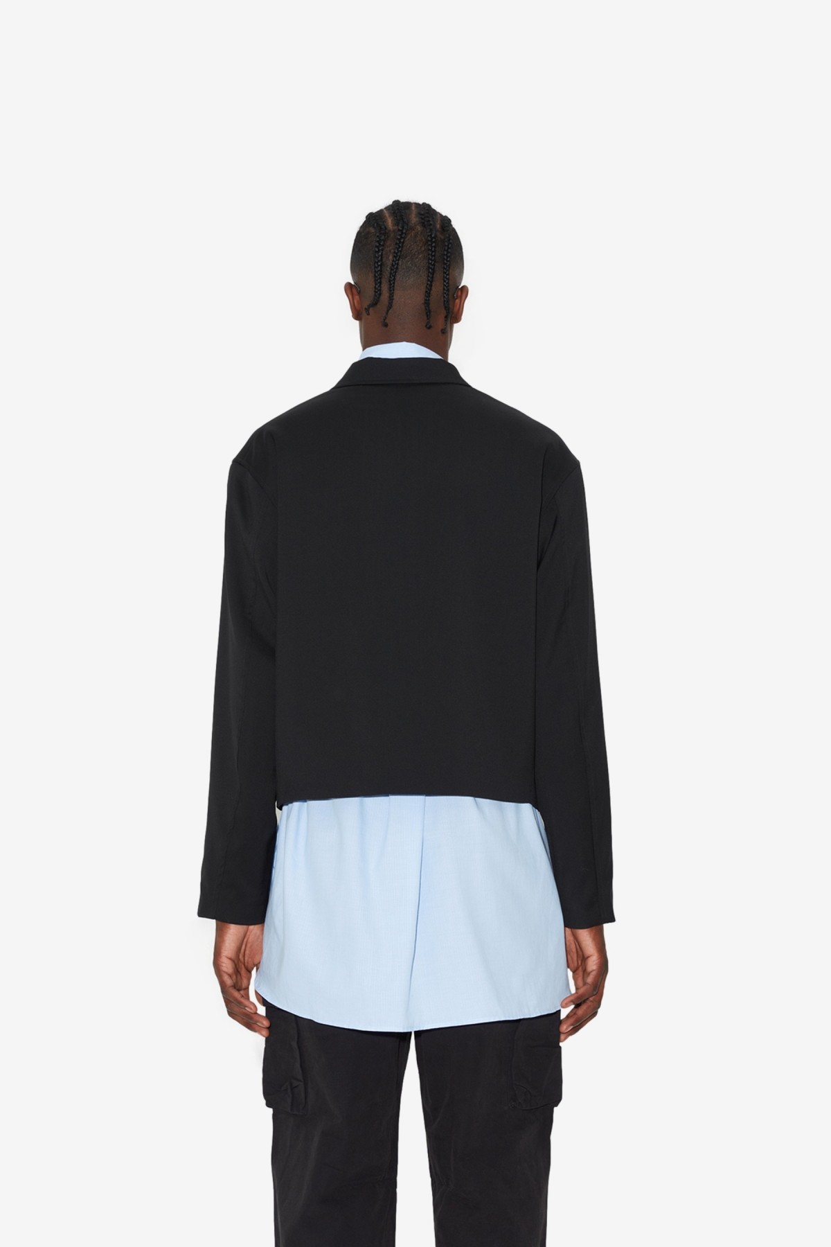 Our Legacy Mini Jacket in Black Worsted Wool