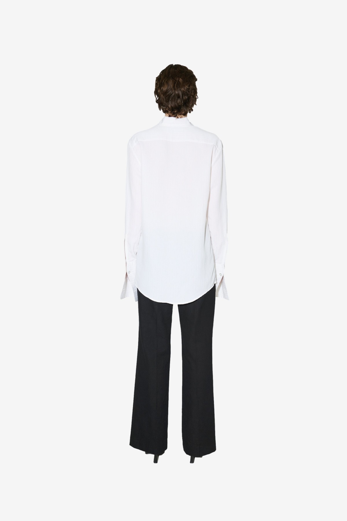 Our Legacy Sincere Shirt in French Stripe Ceremony Viscose