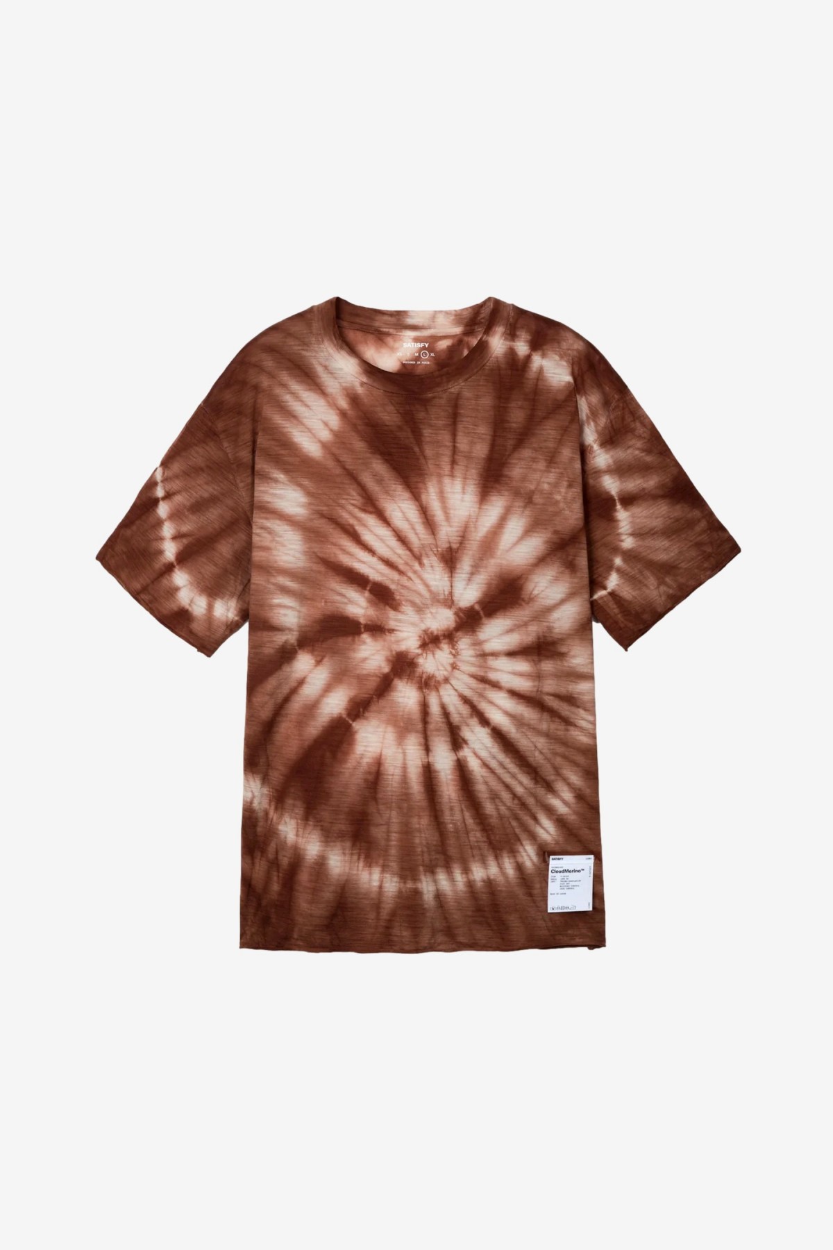 Satisfy Running CloudMerino T-Shirt in Tie-Dye Pine