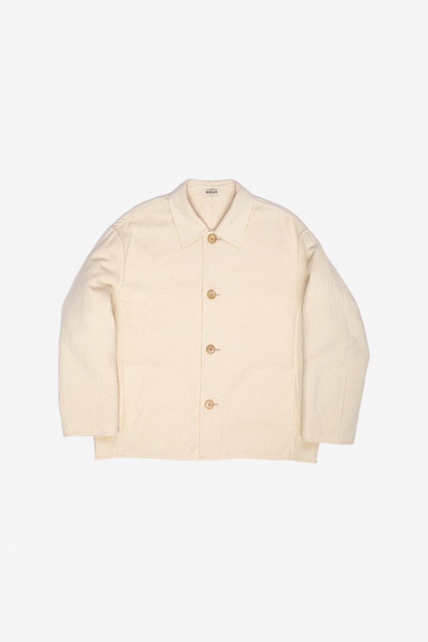 Cotton Mole Melton Hand Sewn Blouson
