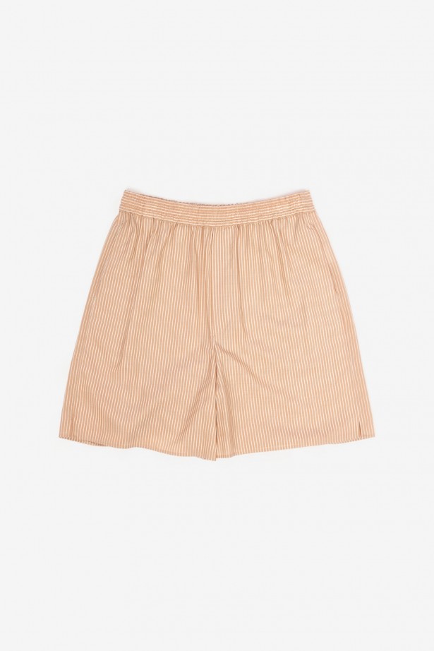 Super Fine Wool Stripe Shorts