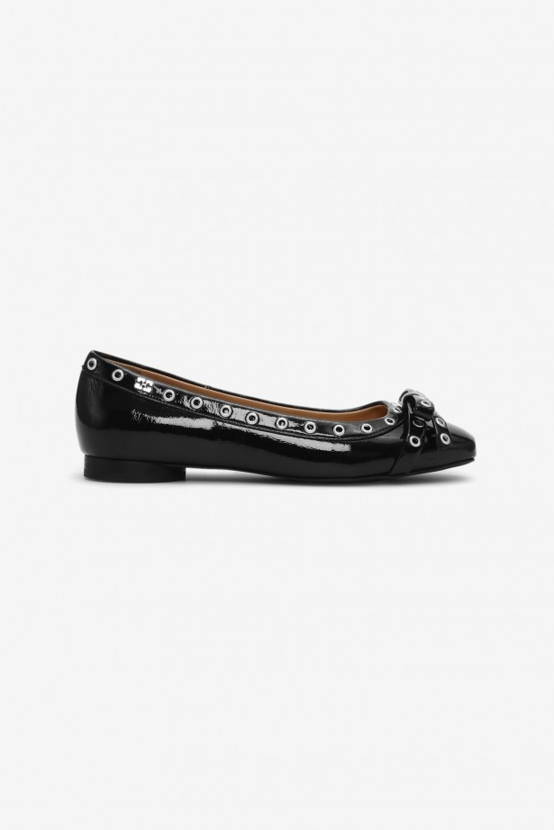 Eyelets Bow Ballerina Naplack