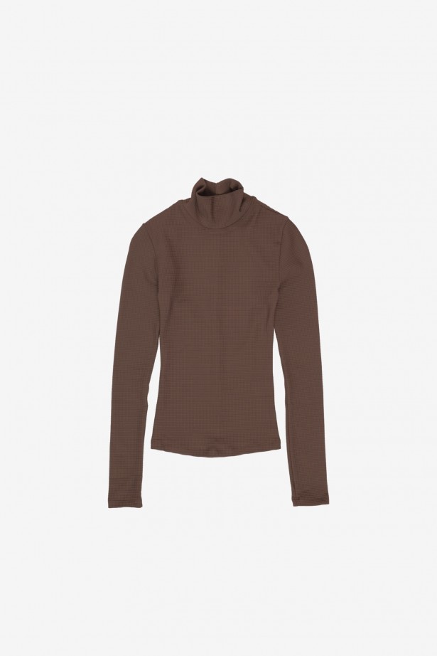 Pris Thermal Mockneck Top