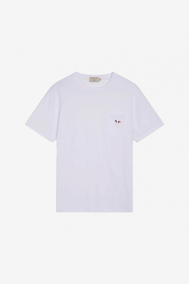 Tricolore Fox Patch Pocket T-Shirt