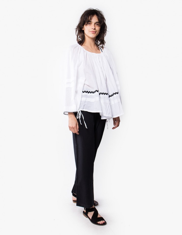 Romantic Button Up Blouson 