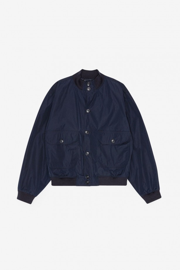Rib Collar Blouson