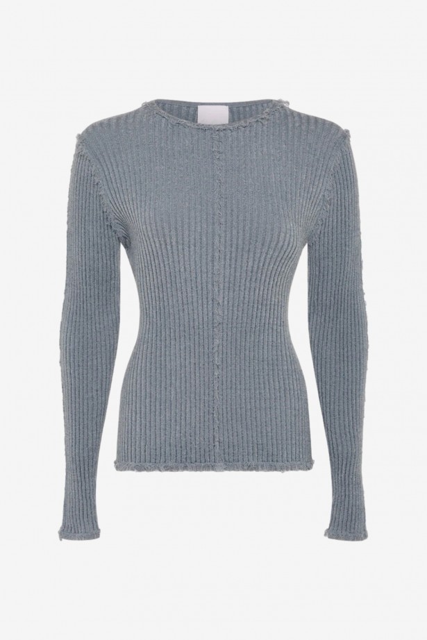 Elemental Frayed Detail Jumper