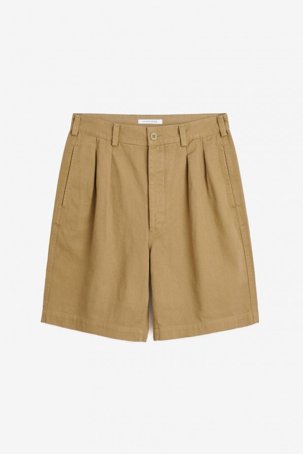 Pleated Shorts