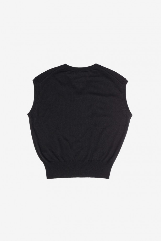 Super Fine Cashmere Silk Knit Vest