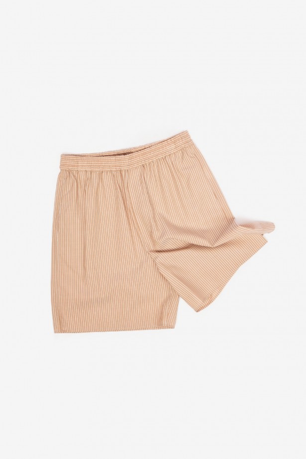 Super Fine Wool Stripe Shorts