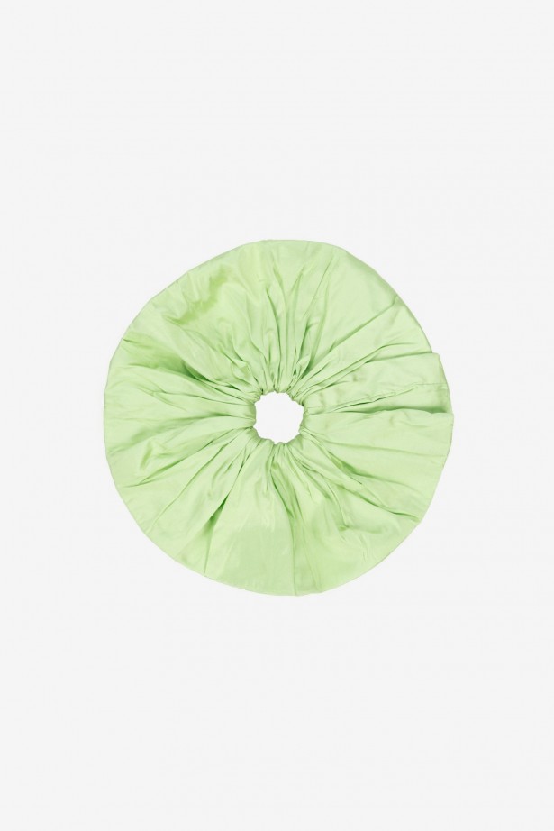Dupion Frill Scrunchie