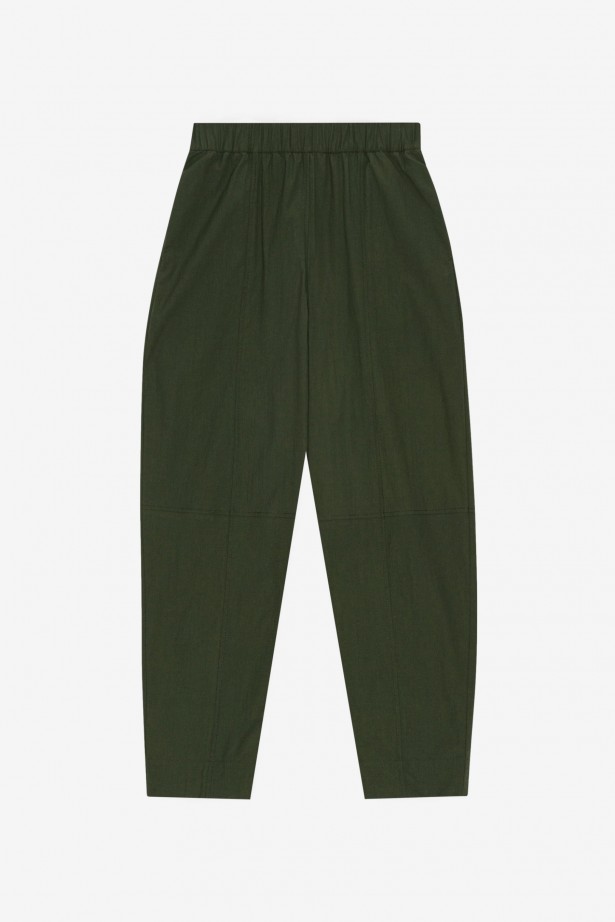 Cotton Crepe Elasticated Curve Pants