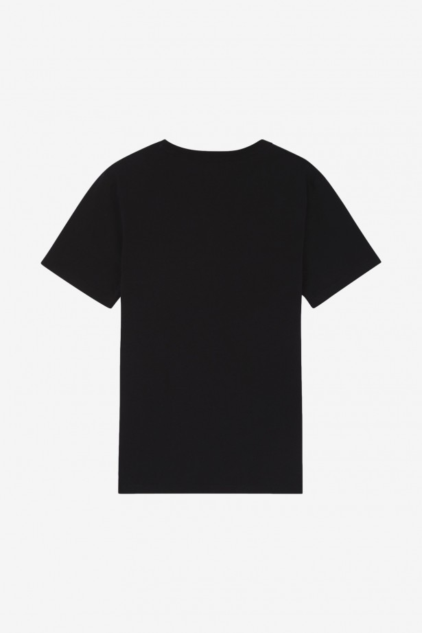 Tricolor Fox Patch Classic Pocket Tee-Shirt