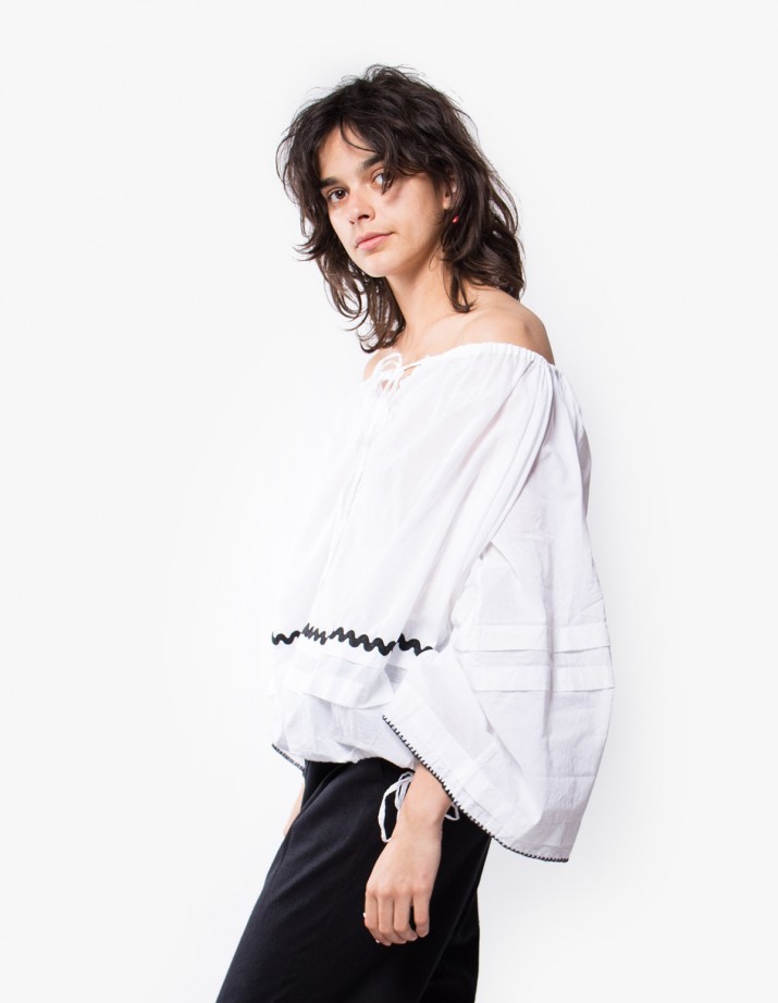 Romantic Button Up Blouson 