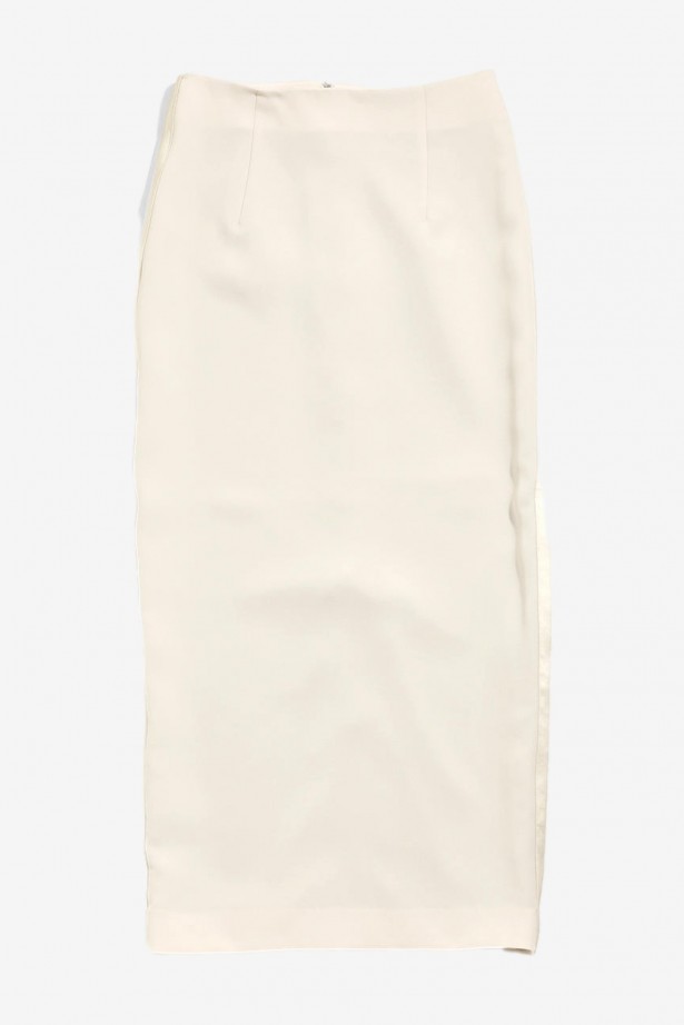 Poly Double Cloth S.L. Pencil Skirt
