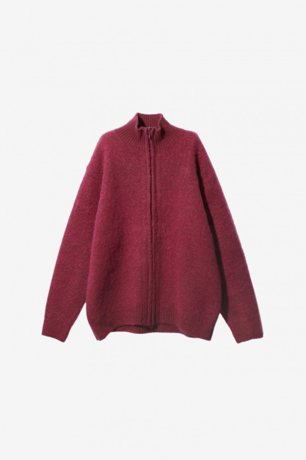 Needles Zipped Mohair Cardigan