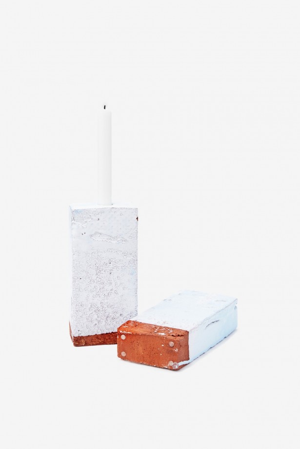 A Single Brick Candle