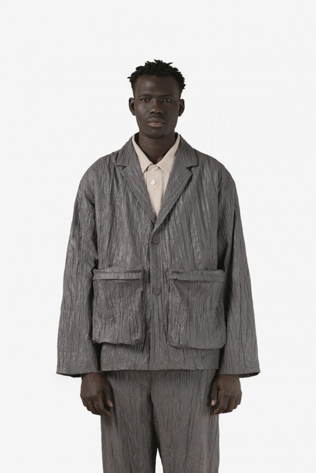 Crinkle Blazer