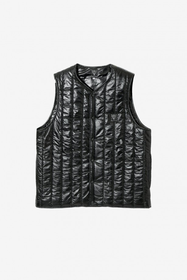 Quilted Crew Neck Vest