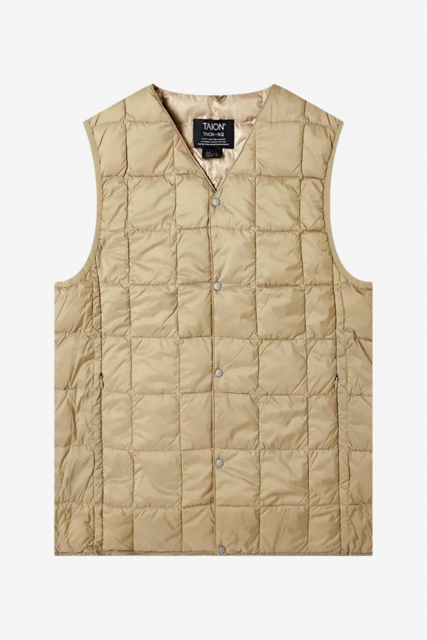 V-Neck Button Down Vest